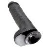 KING COCK - DILDO NEGRO CON TESTÍCULOS 28 CM