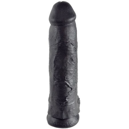 KING COCK - DILDO NEGRO CON TESTÍCULOS 30,48 CM