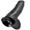 KING COCK - DILDO NEGRO CON TESTÍCULOS 30,48 CM