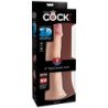 KING COCK - DILDO DE TRIPLE DENSIDAD DE 23 CM