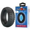 CRAZY BULL - MERRITT TEXTURED SILICONE COCK RING BLACK