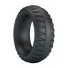 CRAZY BULL - ANILLO PARA PENE DE SILICONA TEXTURIZADA MERRITT NEGRO