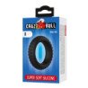 CRAZY BULL - ANILLO PARA PENE DE SILICONA TEXTURIZADA MERRITT NEGRO