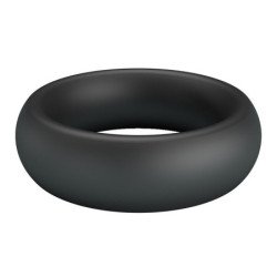 CRAZY BULL - ANILLO PARA PENE DE SILICONA ELIO NEGRO