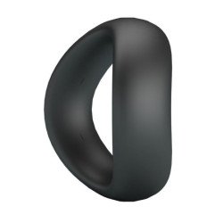 CRAZY BULL - VALEN ERGONOMIC SILICONE COCK RING BLACK