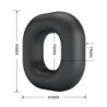 CRAZY BULL - ANILLO PARA PENE DE SILICONA SUPERSUAVE WALDEN NEGRO