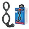CRAZY BULL - ANILLO DOBLE PARA PENE Y TESTÍCULOS FLORIAN NEGRO
