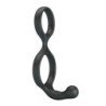 CRAZY BULL - FLORIAN DOUBLE COCK AND BALL RING BLACK