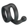 CRAZY BULL - ANILLO DOBLE PARA PENE Y TESTÍCULOS YANCY NEGRO