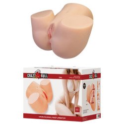 CRAZY BULL - LIORA XXL MASTURBADORA DOBLE VAGINAL Y ANAL