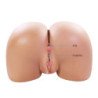 CRAZY BULL - JULIA XXL MASTURBADOR VIBRADOR DOBLE VAGINAL Y ANAL CARNE