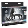 FANTASY C-RINGZ - ULTIMATE COUPLES CAGE MAX VIBRATING COCK RING 19.5 CM