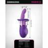 FANTASY FOR HER - ULTIMATE PLEASURE PRO PLUS RABBIT VIBRATOR PURPLE 20.3 CM