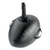 FETISH FANTASY SERIES - BODY DOCK INFLATABLE LOVE BALL WITH DILDO BLACK 41.9 CM