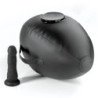 FETISH FANTASY SERIES - BODY DOCK INFLATABLE LOVE BALL WITH DILDO BLACK 41.9 CM