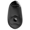 SERIE FETISH FANTASY - ASIENTO INFLABLE BODY DOCK CON DILDO DE 69,2 CM, NEGRO