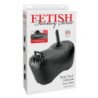SERIE FETISH FANTASY - ASIENTO INFLABLE BODY DOCK CON DILDO DE 69,2 CM, NEGRO