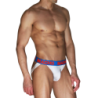 MACHO -  MX29AZ WHITE JOCK + DARK BLUE L