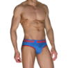MACHO - MCH005 CLASSIC SLIP BLUE + RED L