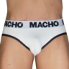 MACHO - MCH006 CLASSIC SLIP WHITE + BLACK L