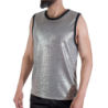 MACHO - CAMISETA CON BRILLO FINO TALLA S/M