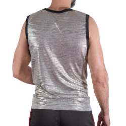 MACHO - CAMISETA CON BRILLO FINO TALLA S/M