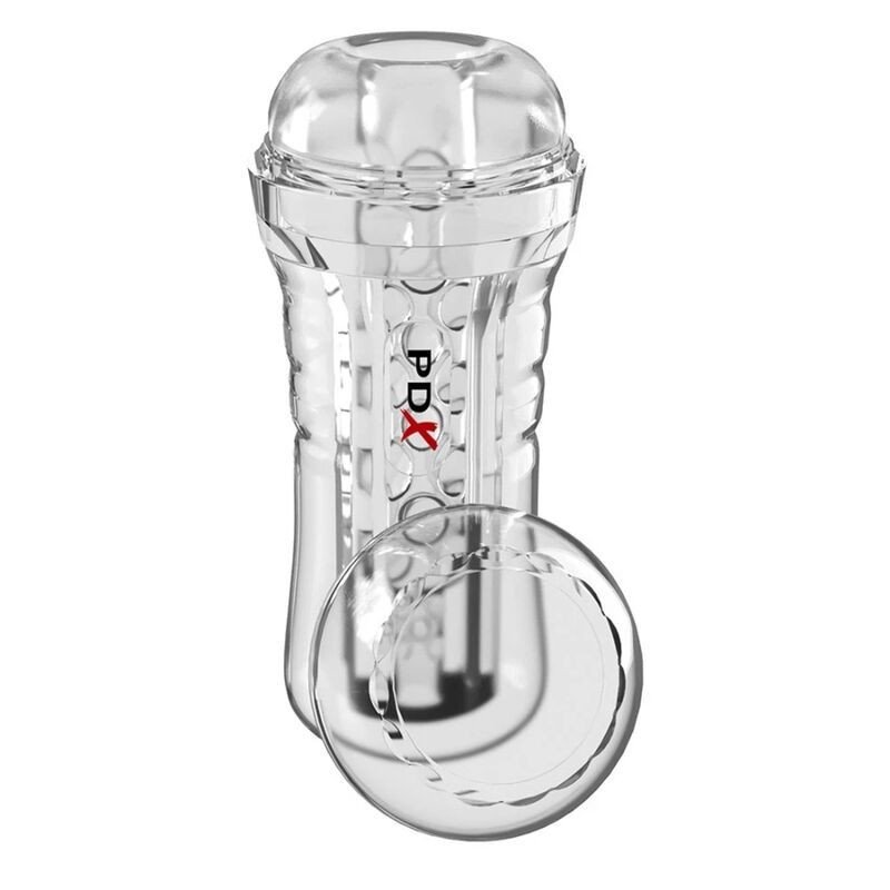 PDX ELITE - VIEWTUBE PLUS TRANSPARENTE EZ-GRIP PARA UN ESTIMULANTE DE 21 CM
