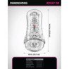 PDX ELITE - VIEWTUBE PLUS TRANSPARENTE EZ-GRIP PARA UN ESTIMULANTE DE 21 CM