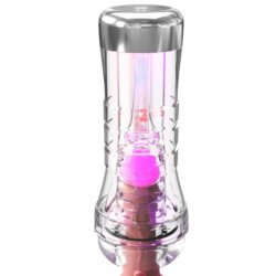 PDX ELITE - VIEWTUBE XXL LED TRANSPARENTE STROKER 27,3 CM