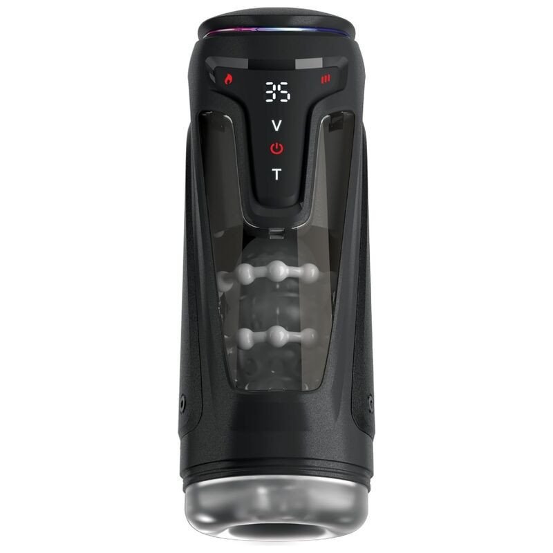 PDX ELITE - MOTO-BATOR PRO MASTURBADOR AUTOMÁTICO VIBRANTE Y CALENTADOR DE 26,5 CM