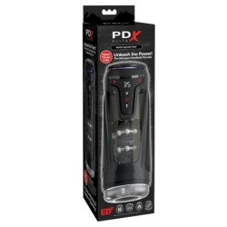 PDX ELITE - MOTO-BATOR PRO MASTURBADOR AUTOMÁTICO VIBRANTE Y CALENTADOR DE 26,5 CM