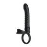 PRETTY LOVE - MERRITT ANAL VIBRATOR WITH RING AND VIBRATION BLACK