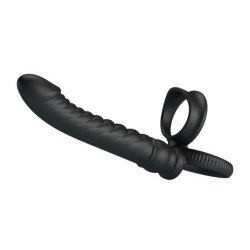PRETTY LOVE - MERRITT ANAL VIBRATOR WITH RING AND VIBRATION BLACK