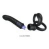 PRETTY LOVE - MERRITT ANAL VIBRATOR WITH RING AND VIBRATION BLACK