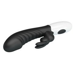 PRETTY LOVE - NAUGHTY BUNNY 30 FUNCTION RABBIT VIBRATOR BLACK