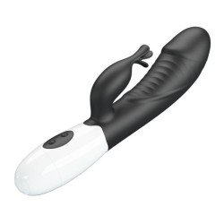PRETTY LOVE - RASMUSSEN 30 FUNCTION RABBIT VIBRATOR BLACK