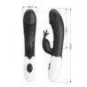 PRETTY LOVE - RASMUSSEN 30 FUNCTION RABBIT VIBRATOR BLACK