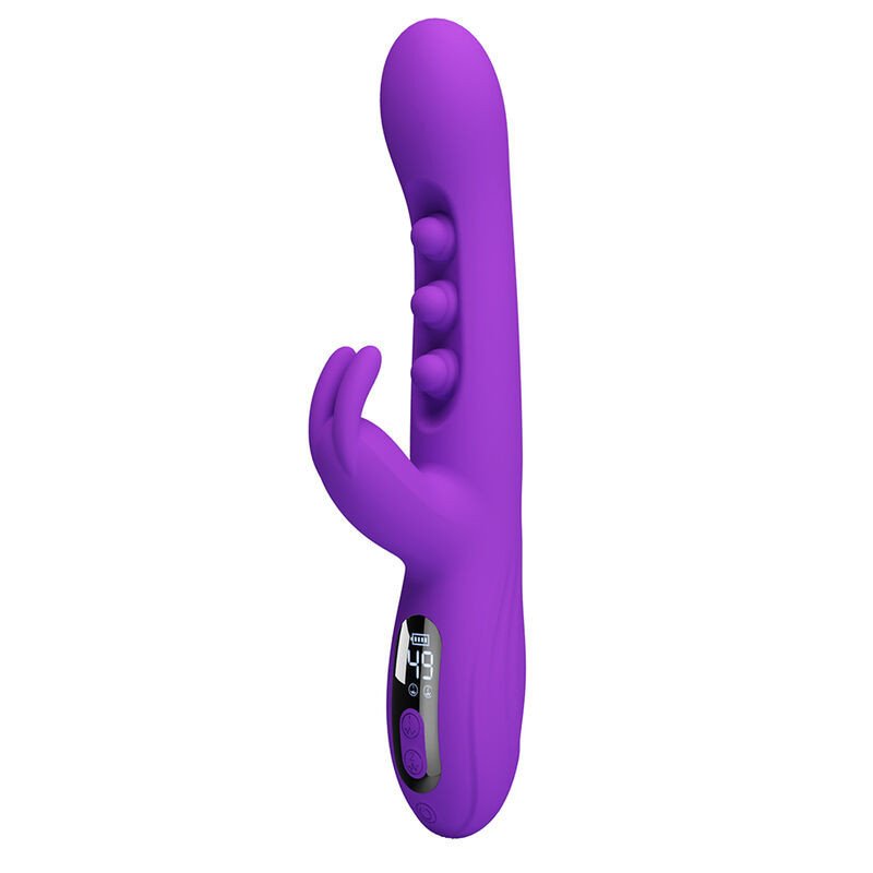 PRETTY LOVE - SABIEN RABBIT VIBRATOR WITH TAPPING STIMULATION AND PURPLE LED