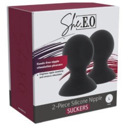SHE.E.O - SILICONE NIPPLE SUCTION CUPS L