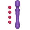 SHE.E.O - VARITA MASAJEADORA VIBRATORIA DE DOBLE EXTREMO MORADA