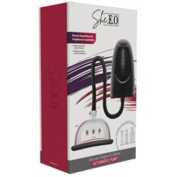 SHE.E.O - AUTOMATIC VACUUM PUMP FOR VAGINA AND CLITORIS BLACK