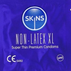 SKINS - LATEX-FREE CONDOMS XL PACK OF 4