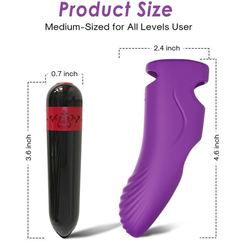 ARMONY - VIBRADOR DE DEDO AURORA MORADO