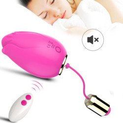 ARMONY - VIBRADOR DE HUEVO MANDALA PARA PUNTO G CON CONTROL REMOTO FUCSIA