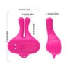 ARMONY - PINZAS MAGNÉTICAS VIBRATORIAS PARA PEZONES CON FORMA DE CONEJO, COLOR ROSA