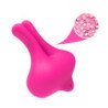 ARMONY - PINZAS MAGNÉTICAS VIBRATORIAS PARA PEZONES CON FORMA DE CONEJO, COLOR ROSA