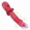 ARMONY - DILDO VIBRADOR ESTIMULANTE ROJO DE PUNTA A