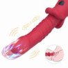 ARMONY - DILDO VIBRADOR ESTIMULANTE ROJO DE PUNTA A