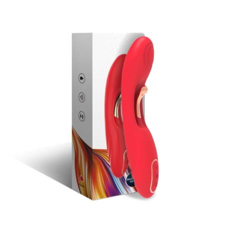 ARMONY - VIBRADOR CON LENGUA OSCILANTE ROJA