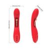 ARMONY - VIBRADOR CON LENGUA OSCILANTE ROJA